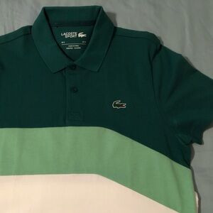 Lacoste polo Green Green White M